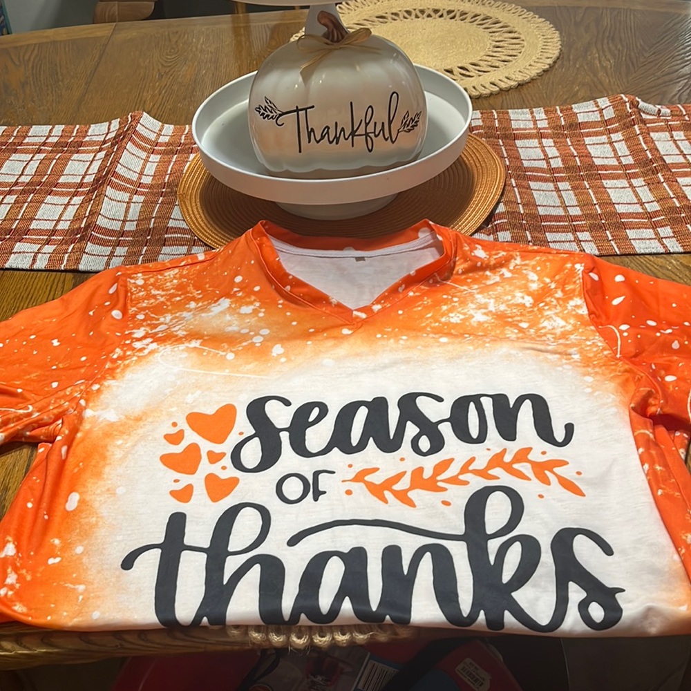 Women’s Size Large Fall Shirt. New without tag.